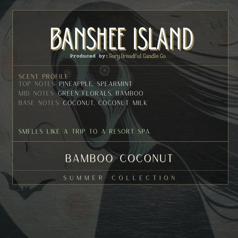 Banshee Island Sizzling Room Salt Crystal Potpourri: Bamboo & Coconut Scent - Picture 2 of 11